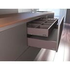 Панель для внутреннего ящика DIF80/S 76x10x11 см алюминий антрацит