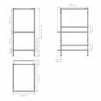 Напольный шкаф Вельга Konsensa 40x87x56 см цвет белый