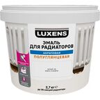 Эмаль для радиаторов Luxens полуглянцевая цвет белый 2.7 кг