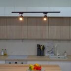 Трековый светильник Volpe Q321 под лампу GU10 50 Вт 10 м² цвет черный