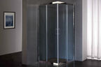 Душевой уголок Royal Bath 100х100 RB100 HPD-T-CH стекло прозрачное, профиль хром, без поддона