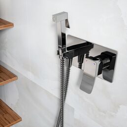 Гигиенический душ со смесителем Wasserkraft Aller 10638 хром