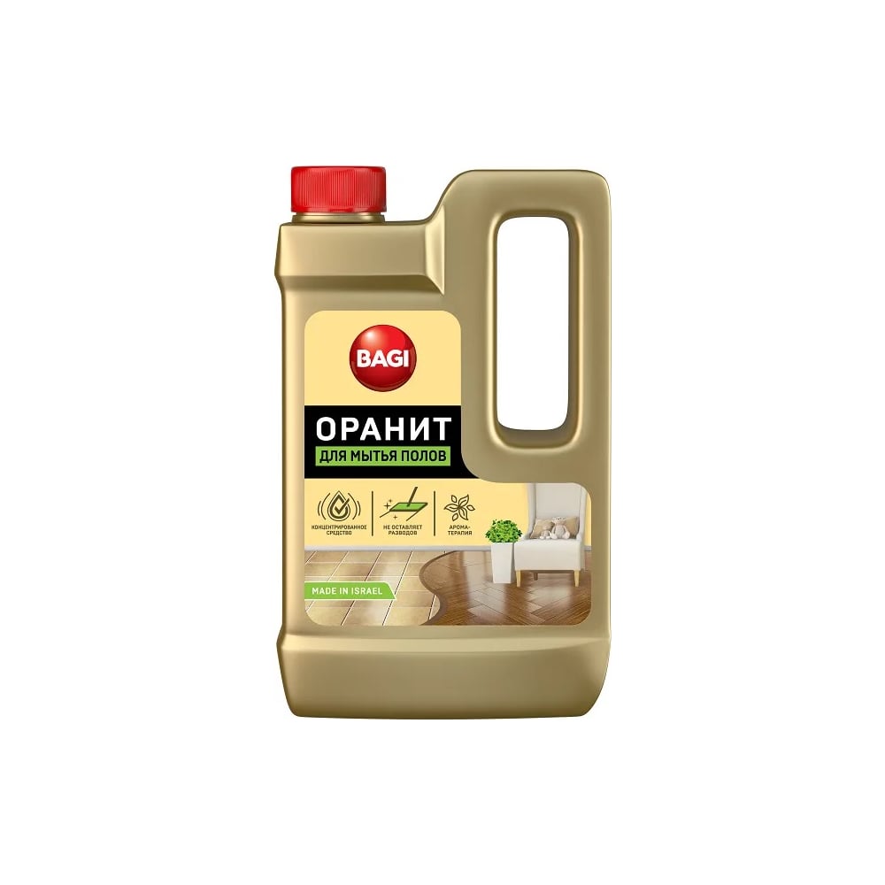 Концентрированное средство для мытья и ухода за всеми видами напольных покрытий Bagi ОРАНИТ 1015024140