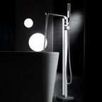 Смеситель напольный для ванны Black&White U7642 хром