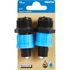 Адаптер для капельной ленты BOUTTE, 3/4" 2 шт.