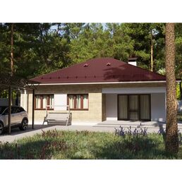 Профлист МП20 0.35 мм 1150x2000 мм RAL 3005 вишня