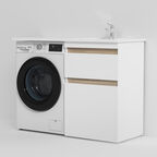 Раковина на стиральную машину Am.Pm X-Joy M85AWPR1201WG 120 правая, белый глянец