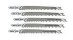 Пилка для лобзика DEWALT DT2057, по дереву из высокоуглеродистой стали, HCS, 116 x 91 x 2-3 x 65 мм, T234X, 5 шт.