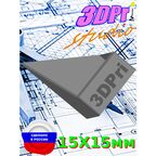 Шаблон для стыковки профильных труб 15Х15мм под 90 градусов + РЕЗ 45/90 градусов