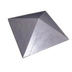 Колпак ППК 1.5 кирпича полимер-песчаный композит 39x39x4.3 см графит