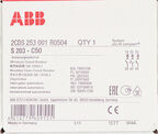 Автоматический выключатель модульный ABB S203 3P 50А тип C 6 кА 400 В (2CDS253001R0504)