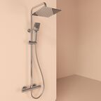 Душевая стойка Sancos Kanedo SC7100CH хром, с термостатом, без излива