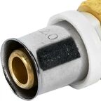 Муфта комбинированная Aquabeam 1/2"x16 мм НР латунь ABP.201.Y.001604