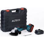 УШМ аккумуляторная бесщеточная Alteco CAGB 18-125 Li BL, 125 мм, 20 В Li-ion 1x4 Ач