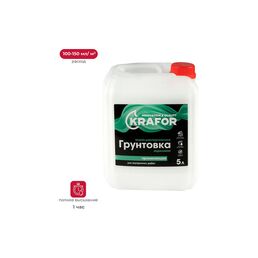 Проникающая грунтовка для внутренних работ KRAFOR 27332
