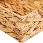 Корзина для хранения 22x8x22 см гиацинт цвет бежевый 2 шт
