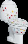 Детский напольный унитаз Creavit Cocuk CK310.001F0