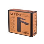 Смеситель для раковины Altini Shine 10531001-B однорычажный цвет черный матовый