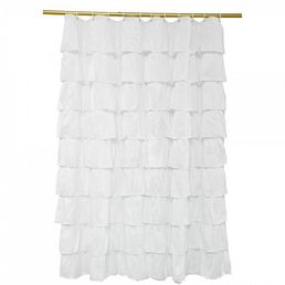 Штора для ванной Carnation Home Fashions Beze BZE180W