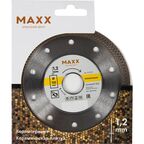 Диск алмазный по керамограниту Maxx X12512 турбо 125x22.2x1.2 мм