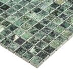 Мозаика Mir Mosaic Natural Adriatica зеленая из натурального камня 305х305х7 мм глянцевая
