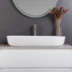 Раковина накладная BelBagno BB1349 81 см белая