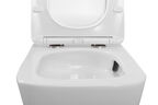 Унитаз подвесной BelBagno Ardente-R BB520CH-TOR/BB3103/3106SC безободковый, с сиденьем микролифт, белый