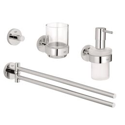 Набор аксессуаров GROHE Essentials New 4 в 1, хром