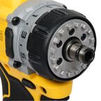 Дрель-шуруповерт DEWALT DCD703L2T, 12 В, 58 Нм, 1500 об/мин, с набором насадок, 2 АКБ 3 Ач и ЗУ, в кейсе TSTAK (DCD703L2T-QW)