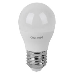 Лампа светодиодная Osram E27 2700К 5 Вт 470 Лм 230 В шар матовая