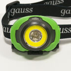 Фонарь налобный Gauss 4W 230lm 3хAAA LED