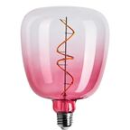 Лампа светодиодная Gauss Filament V140 E27 265 В 5 Вт фигурная 200 лм теплый белый свет цвет розовый