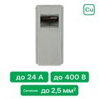 Клеммы соединительные монтажные Duwi СМК 224-112 2-проводные 1.0-2.5X2/0,5-2.5мм² серые 5шт 26735 5