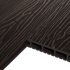 Террасная доска ДПК Decking Smart цвет Венге 4000x150x24 мм 0.6 м²