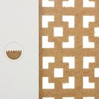 Экран для радиатора Дамаско 120x60 см цвет белый