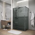 Душевой уголок Grossman Galaxy 140x90 120.K33.01.1490.42.10 без поддона, стекло тонированное, профиль графит