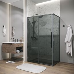 Душевой уголок Grossman Galaxy 140x90 120.K33.01.1490.42.10 без поддона, стекло тонированное, профиль графит