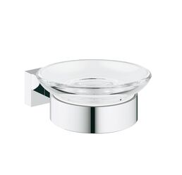 Мыльница Grohe Essentials Cube 40754001 с держателем