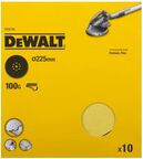 Шлифлисты DEWALT DT3179, 9 отверстий, 225 мм, 100G, 10 шт