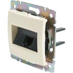 Розетка компьютерная RJ45 категория 5e UTP - Legrand Valena - с захватами - слоновая кость