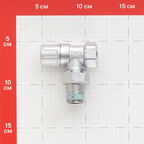 Клапан запорный угловой Far 1/2 НР(ш) х 1/2 ВР(г) для радиатора (FV 1200 12)