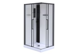 Душевая кабина Esbano Muse ESM-108CKR 100х80 R стекло прозрачное, профиль черный