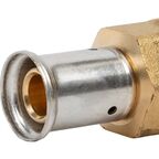 Муфта комбинированная 3/4"x20 мм ВР латунь