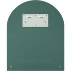 Зеркало для ванной Omega Glass NNKP201M с полкой 40x50 см арка