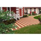 Бордюр тротуарный BRAER 1000x80x200 мм цвет красный