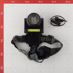 Фонарь налобный Navigator NPT светодиодный 2 LED 3/3 Вт аккумуляторный Lead-acid 500 мАч ударопрочный пластик 2 режима (14486)
