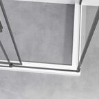 Душевой уголок Vincea Slim-N 100x80 VSS-4SN8010CLGM без поддона, стекло прозрачное, профиль вороненая сталь
