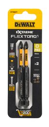 Бита DEWALT PH2, 89 мм, HEX, 2 шт. (DT70567T-QZ)