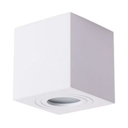 Потолочный светильник уличный IP44 Arte Lamp Galopin A1461PL-1WH форма куба