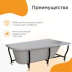 Акриловая ванна Радомир Вальс Прима 160x95 1-01-0-1-1-352 белая, левая